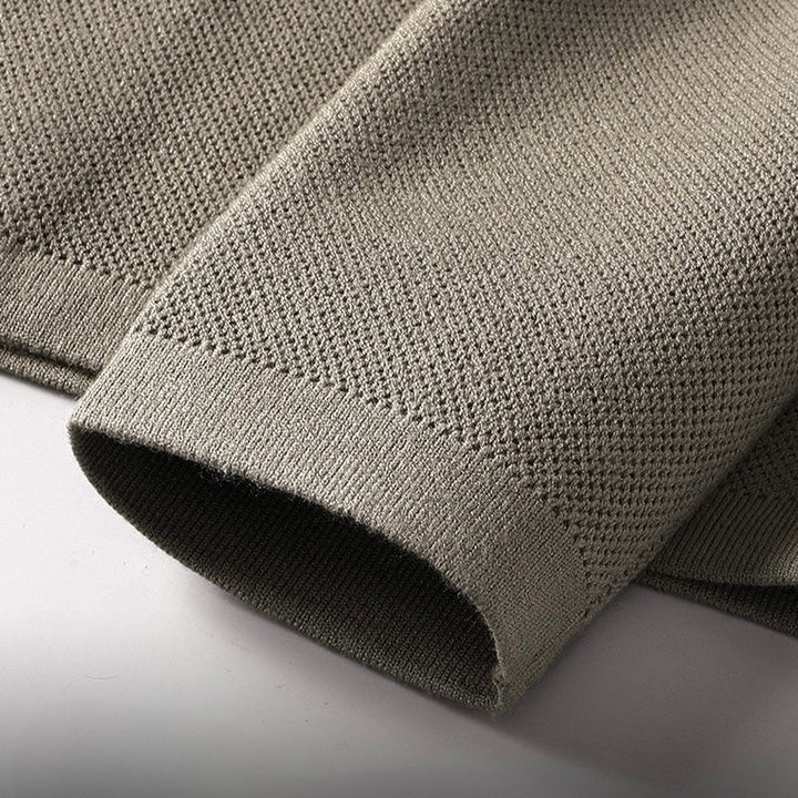 Two-Button Shawl Neck Knit Cardigan Jacket