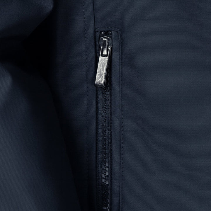 Plush-Lined Stand Collar Zip Jacket