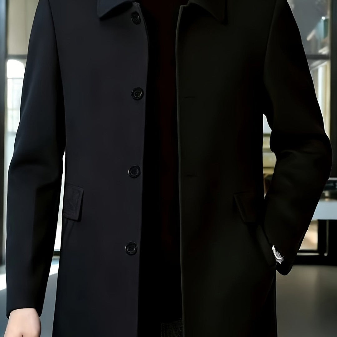 Gerard | Refined Single-Breasted Overcoat