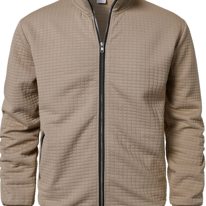 Sullivan | Textured Stand-Collar Jacket