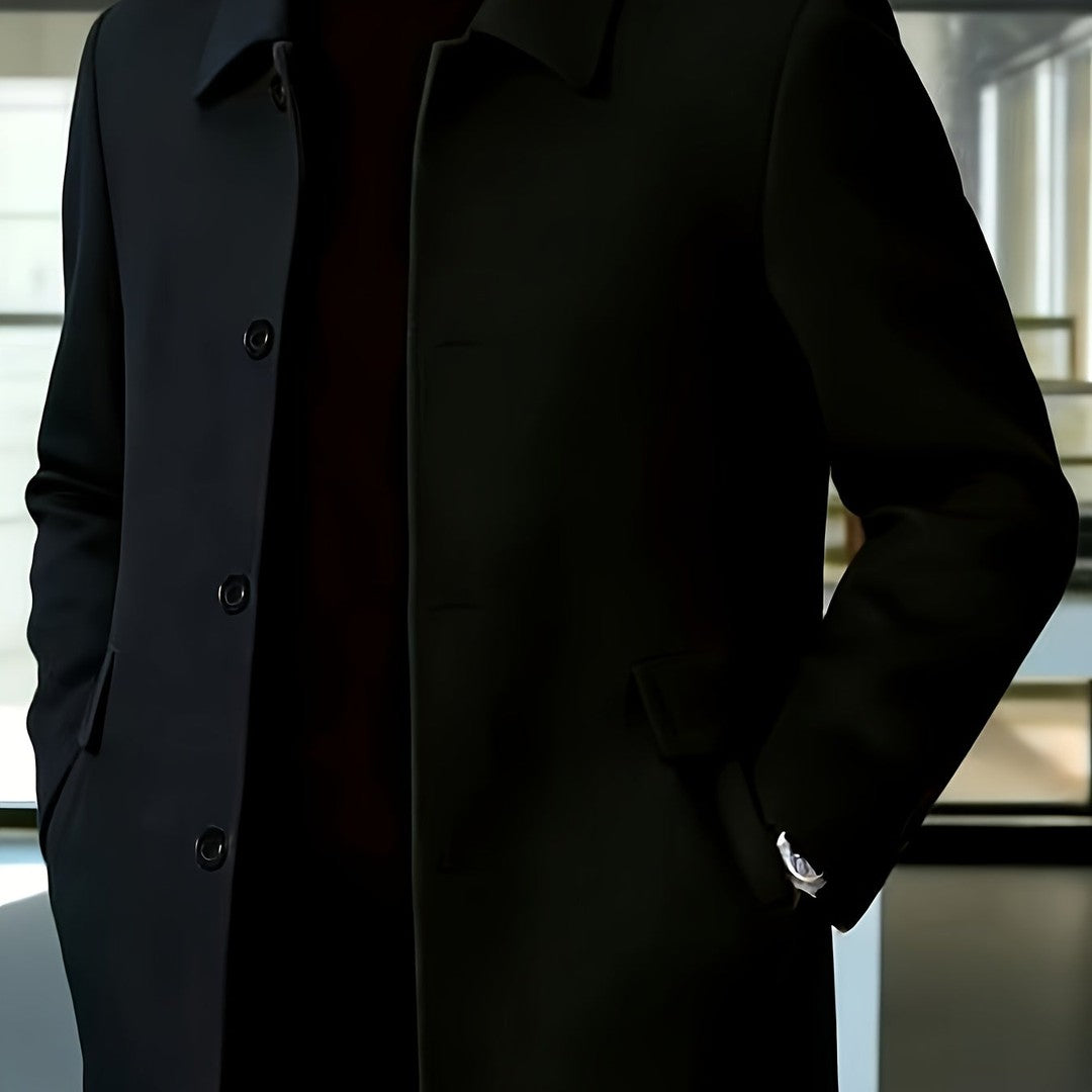 Gerard | Refined Single-Breasted Overcoat