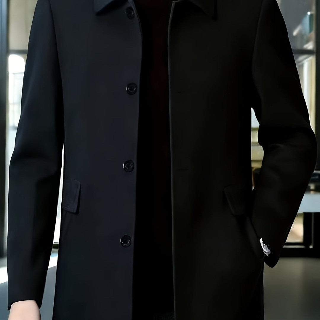 Gerard | Refined Single-Breasted Overcoat