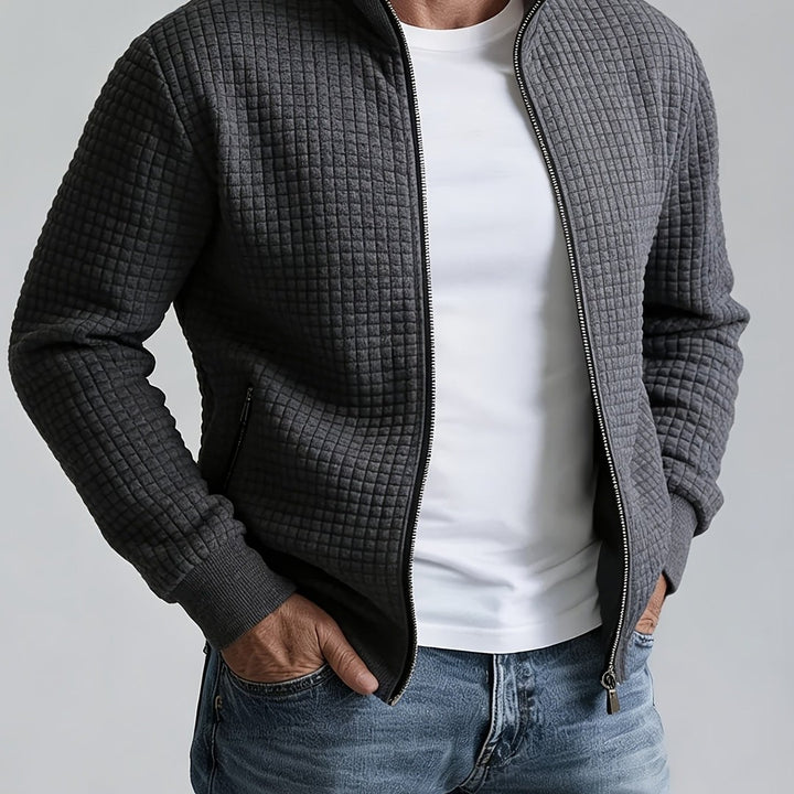 Sullivan | Textured Stand-Collar Jacket