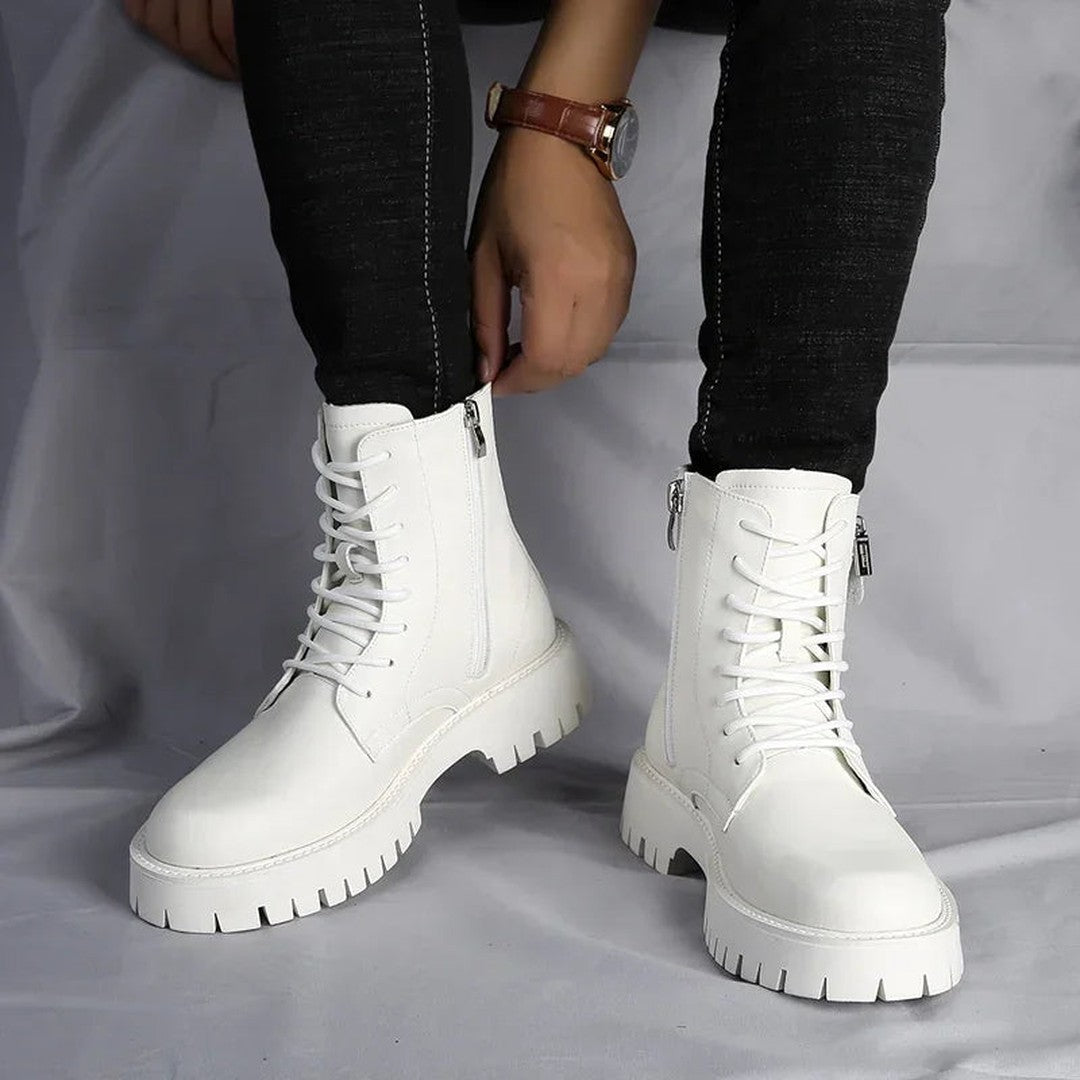 Chunky Lace-Up Combat Boots