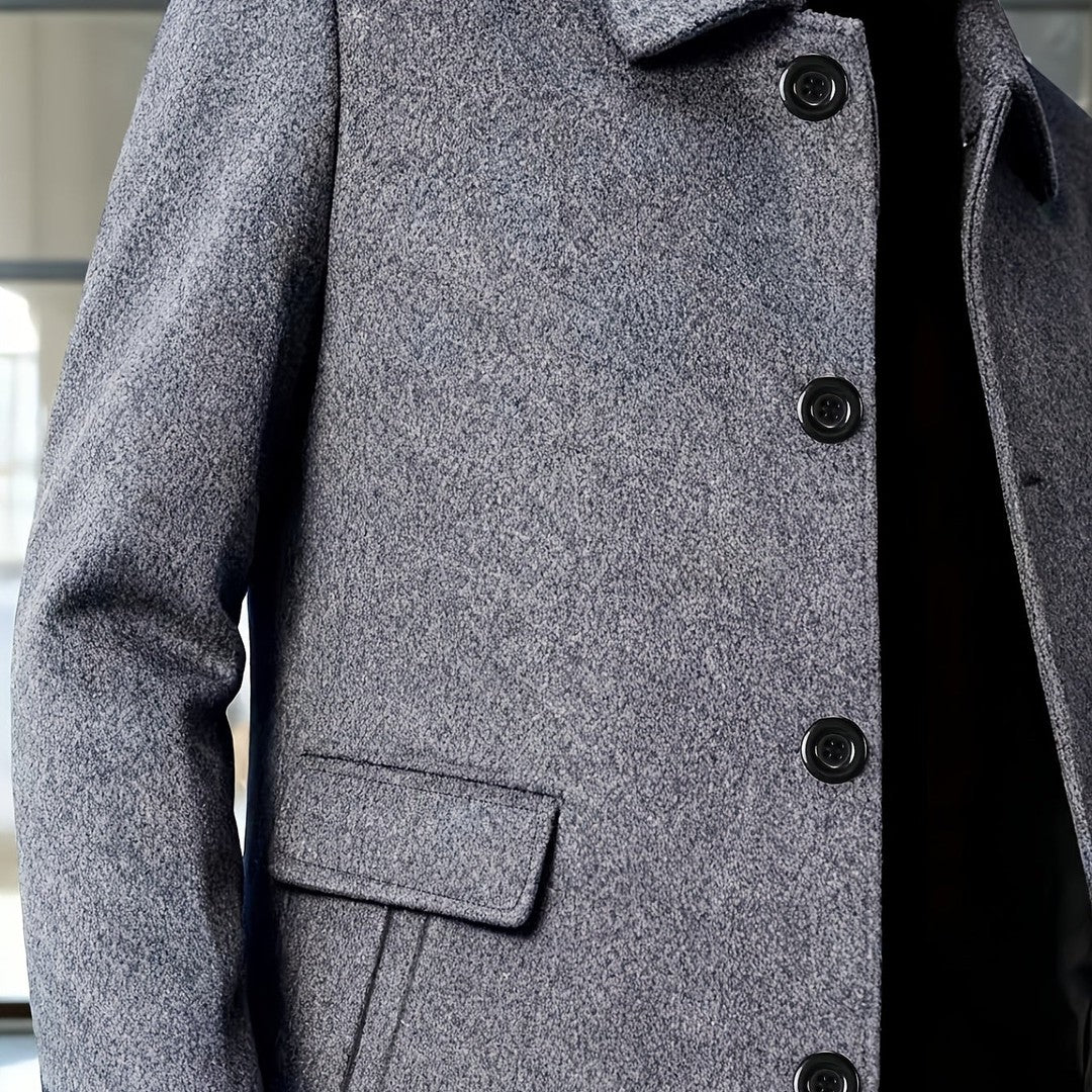 Gerard | Refined Single-Breasted Overcoat