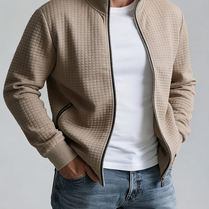 Sullivan | Textured Stand-Collar Jacket