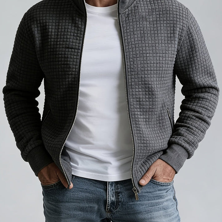 Sullivan | Textured Stand-Collar Jacket