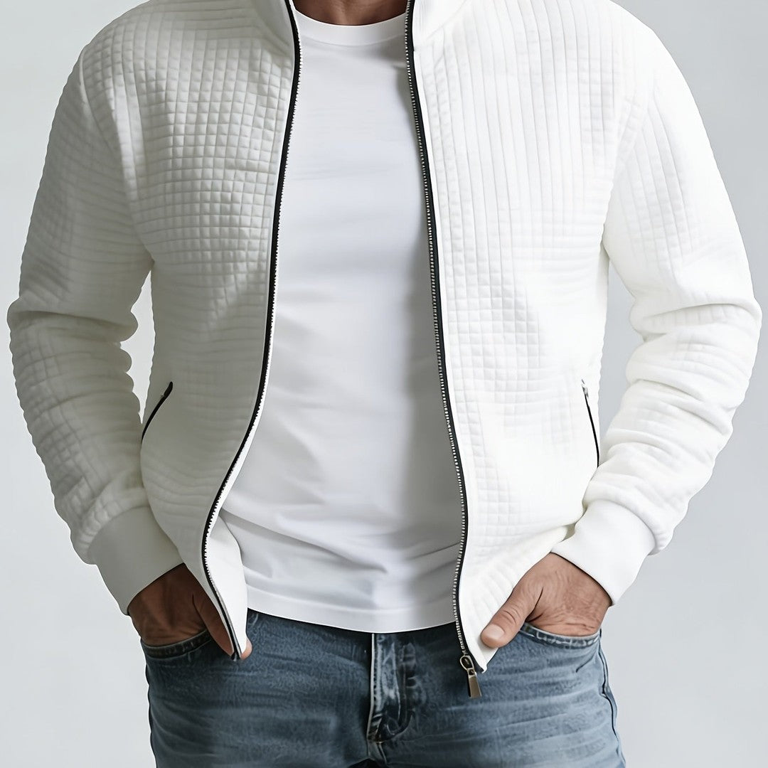 Sullivan | Textured Stand-Collar Jacket