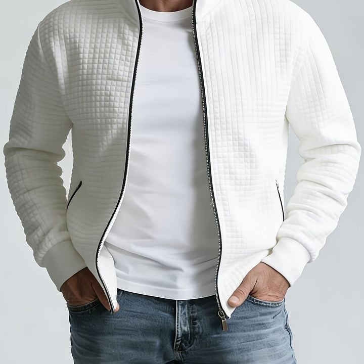 Sullivan | Textured Stand-Collar Jacket