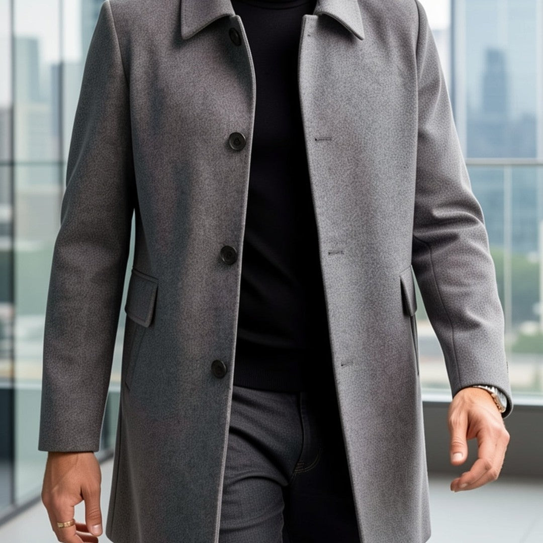 Gerard | Refined Single-Breasted Overcoat