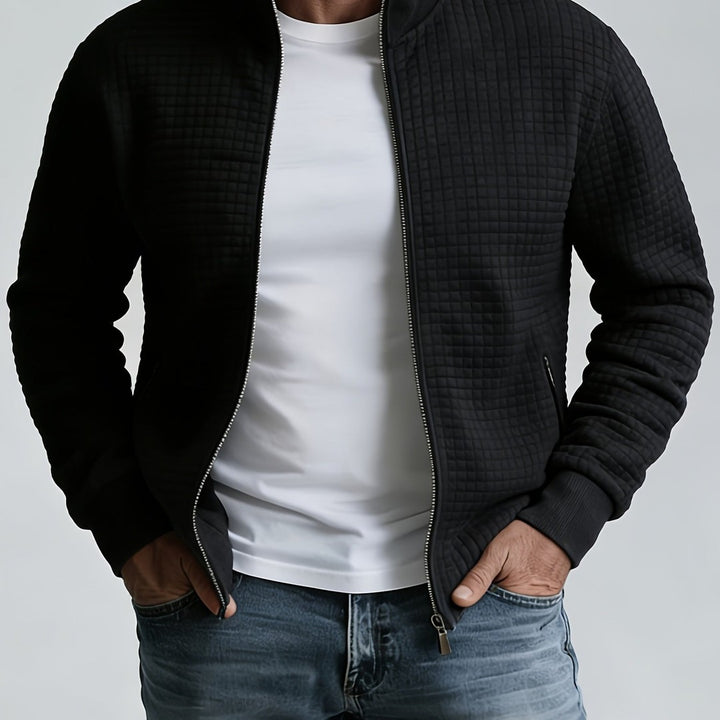 Sullivan | Textured Stand-Collar Jacket