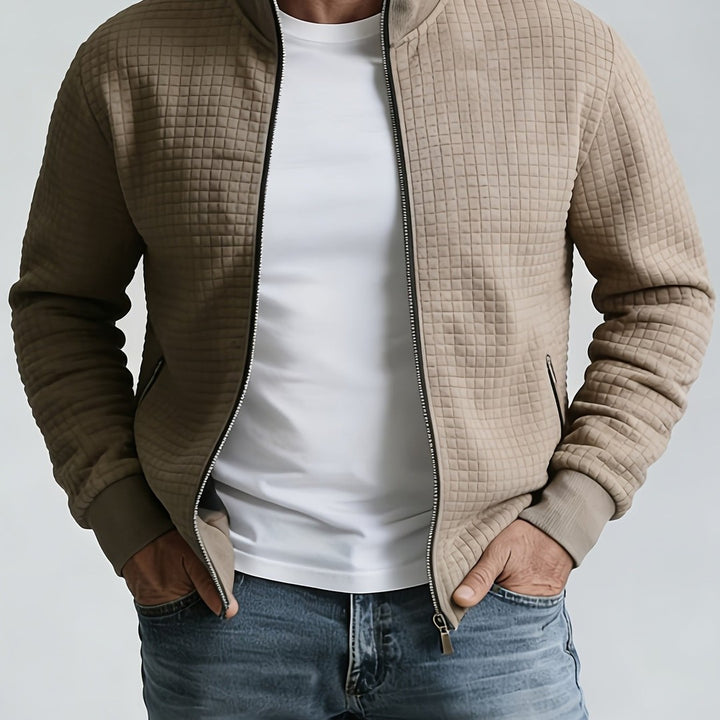 Sullivan | Textured Stand-Collar Jacket