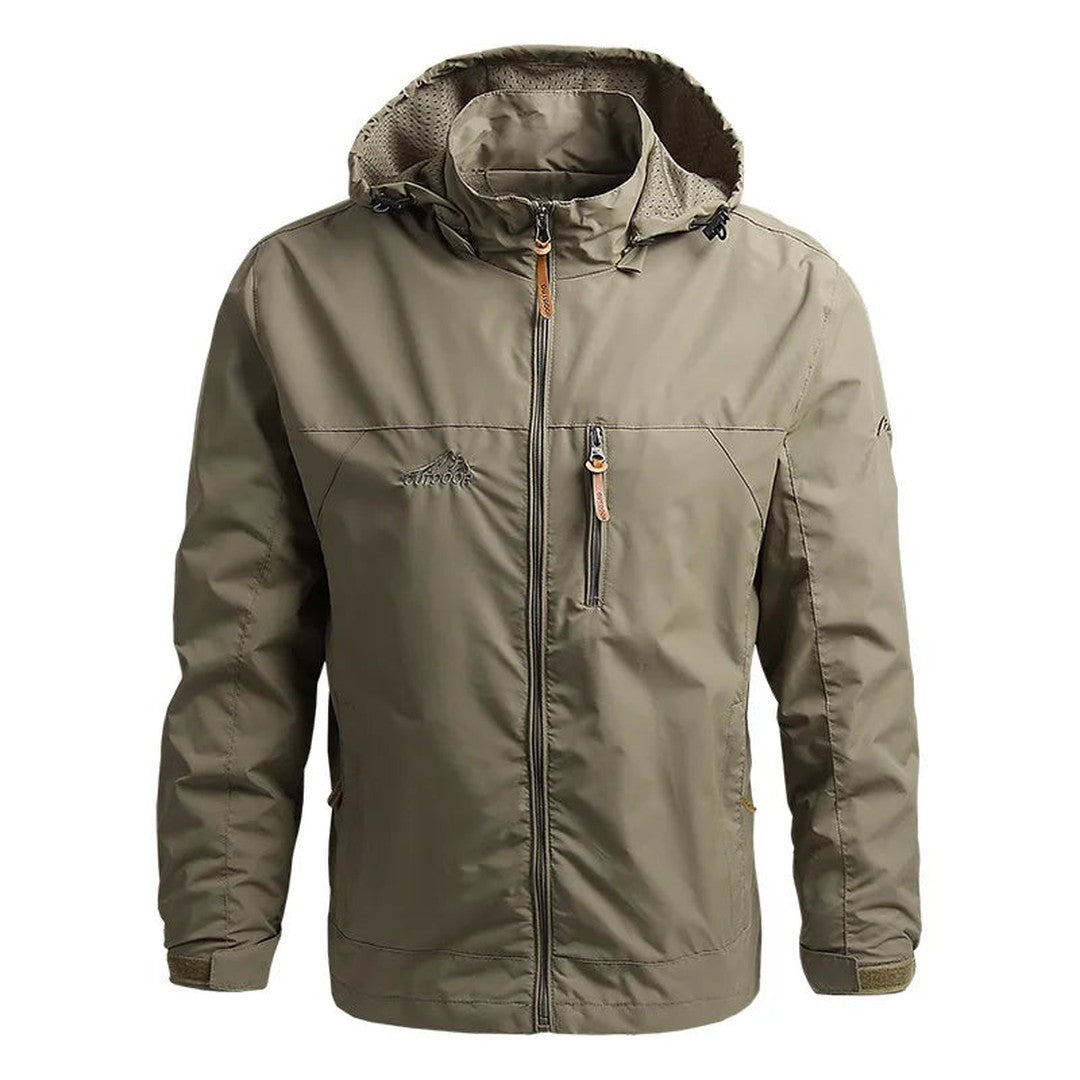 Water-Resistant Hooded Zip Jacket
