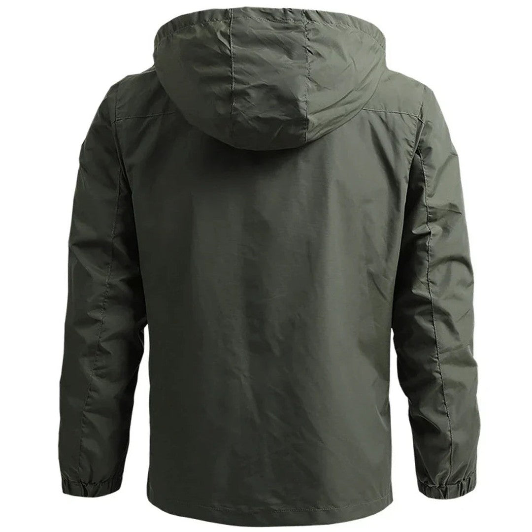 Water-Resistant Hooded Zip Jacket