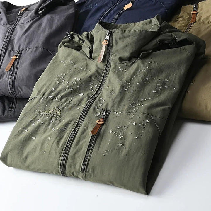 Water-Resistant Hooded Zip Jacket