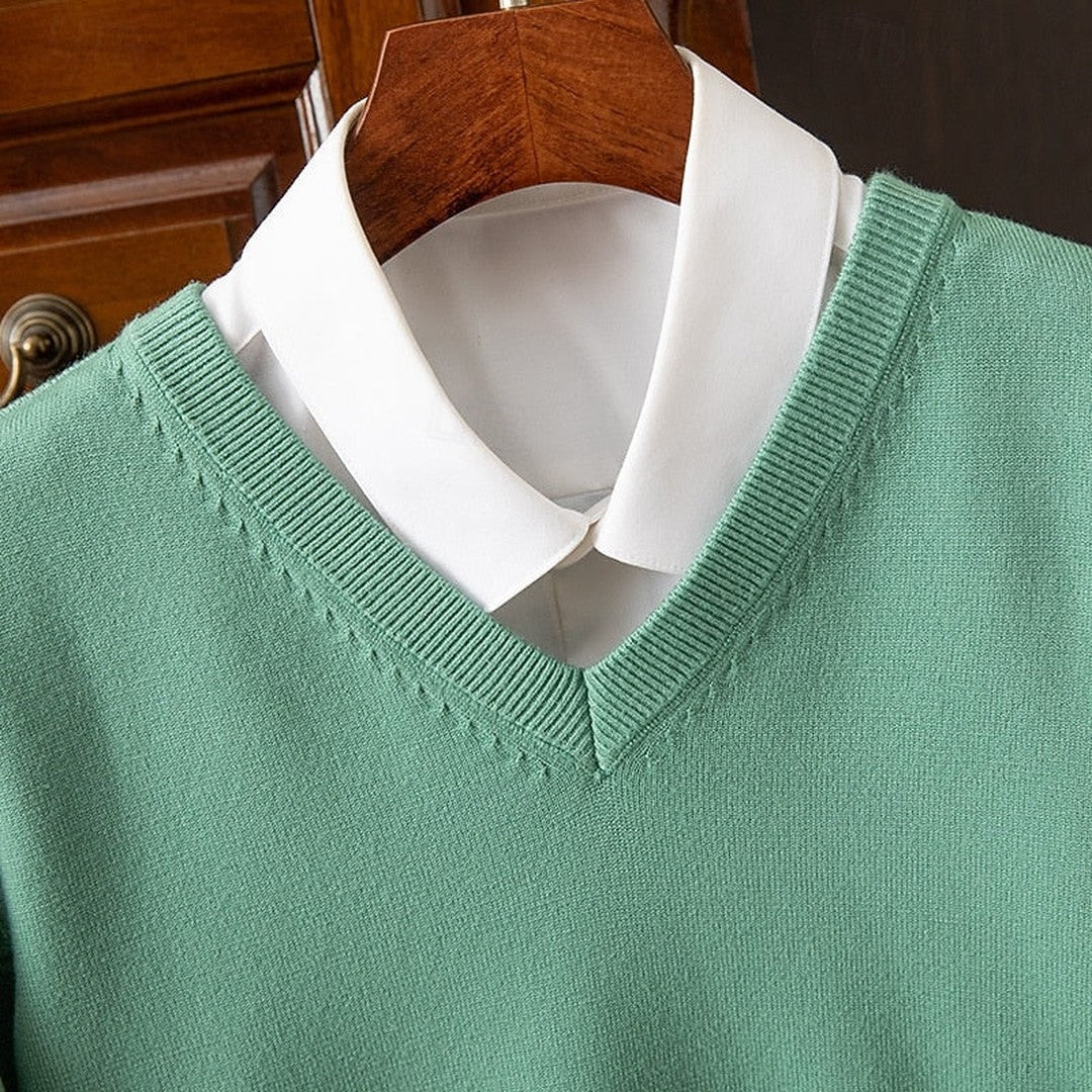 Clayton | Classic V-Neck Sweater