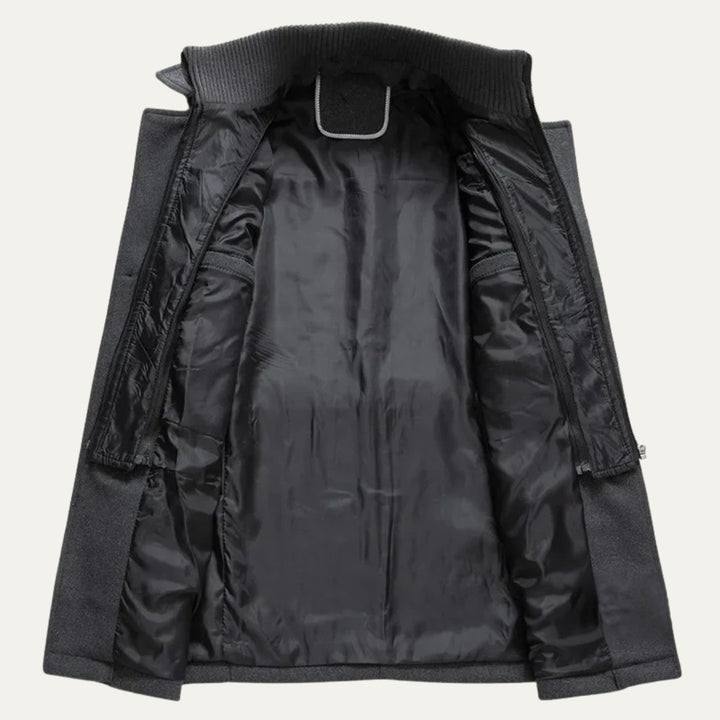 The Somerset Men's Elegant Winter Wool Blend Coat