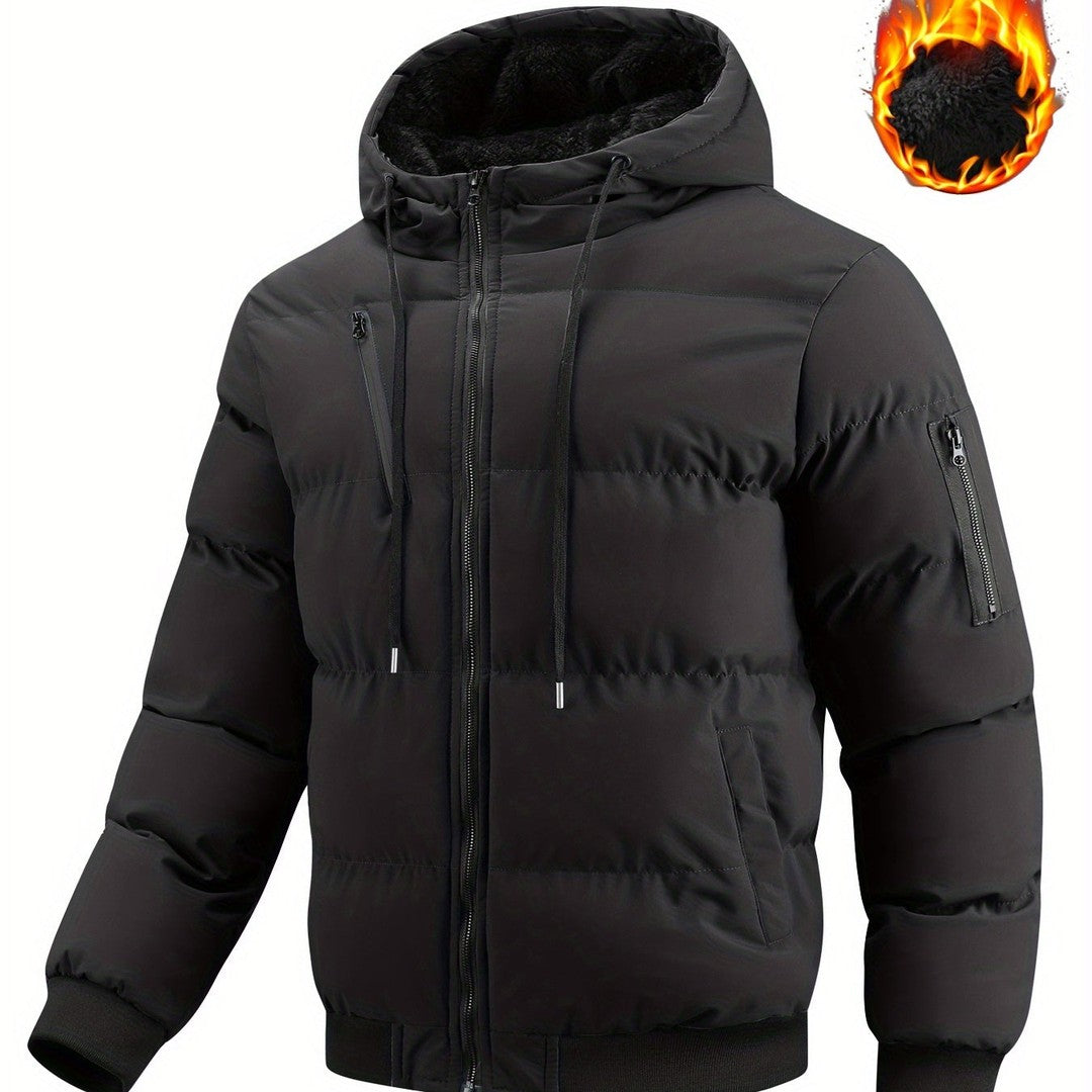 Bruce | Quilted Hooded Winter Jacket