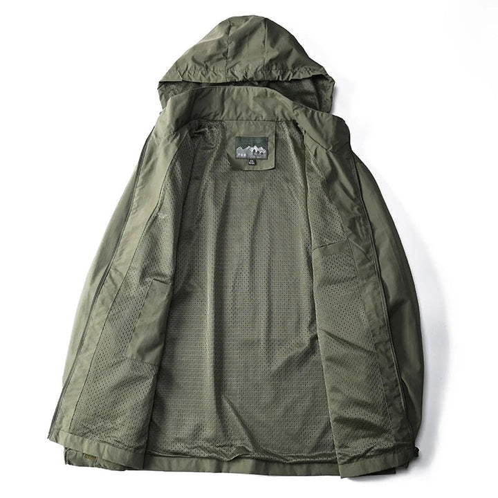 Water-Resistant Hooded Zip Jacket