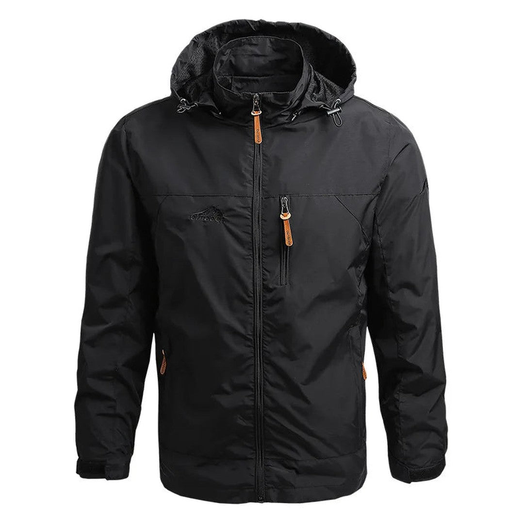 Water-Resistant Hooded Zip Jacket