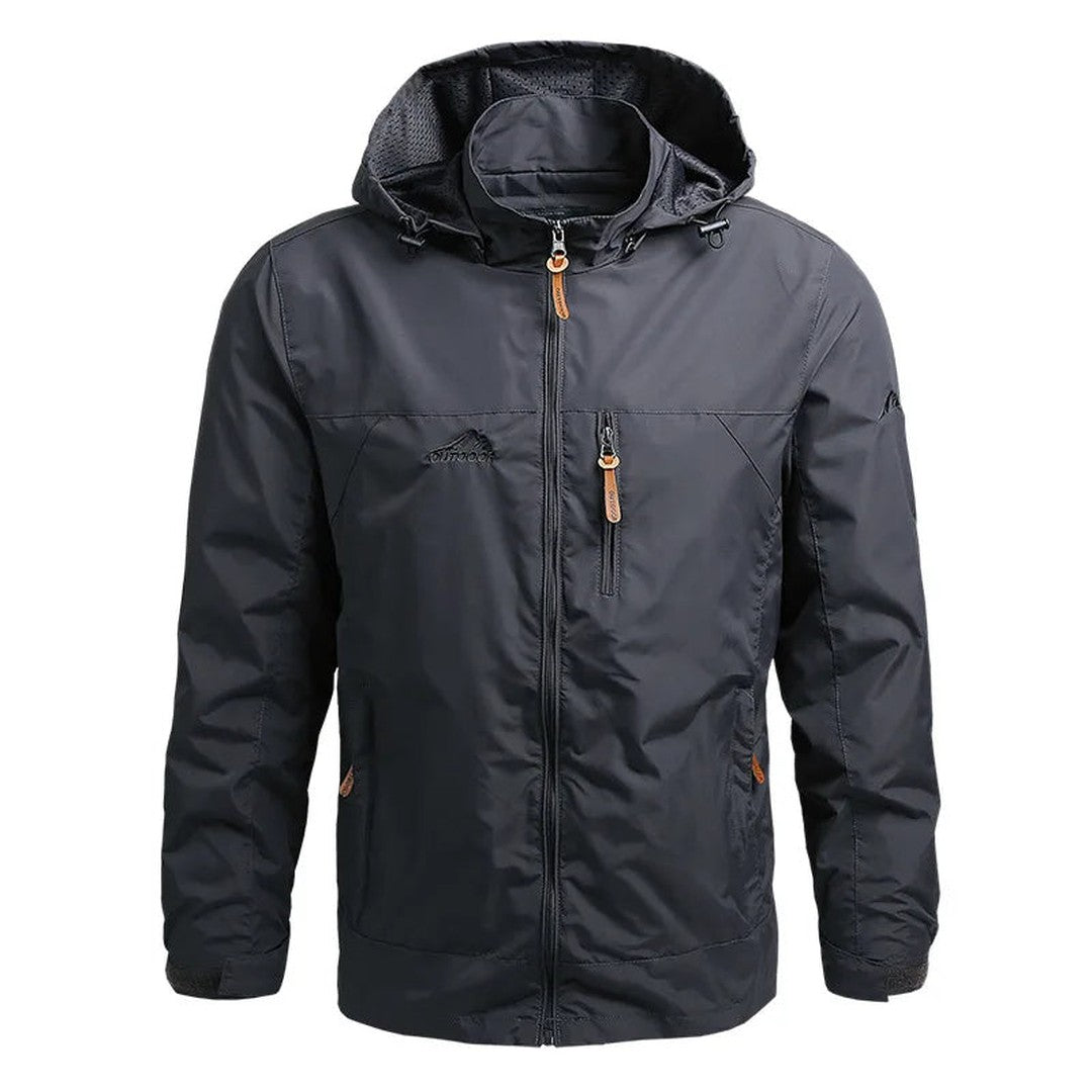 Water-Resistant Hooded Zip Jacket
