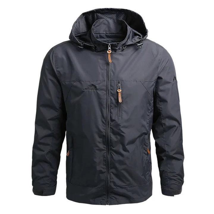 Water-Resistant Hooded Zip Jacket