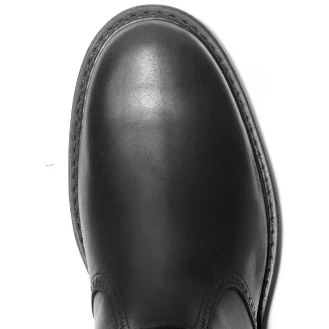 Leather-Look Pull-Tab Chelsea Boots