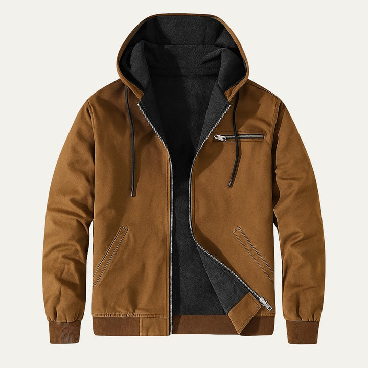 The Westwood Men’s Winter Warm Fleece Lined Hooded Jacket