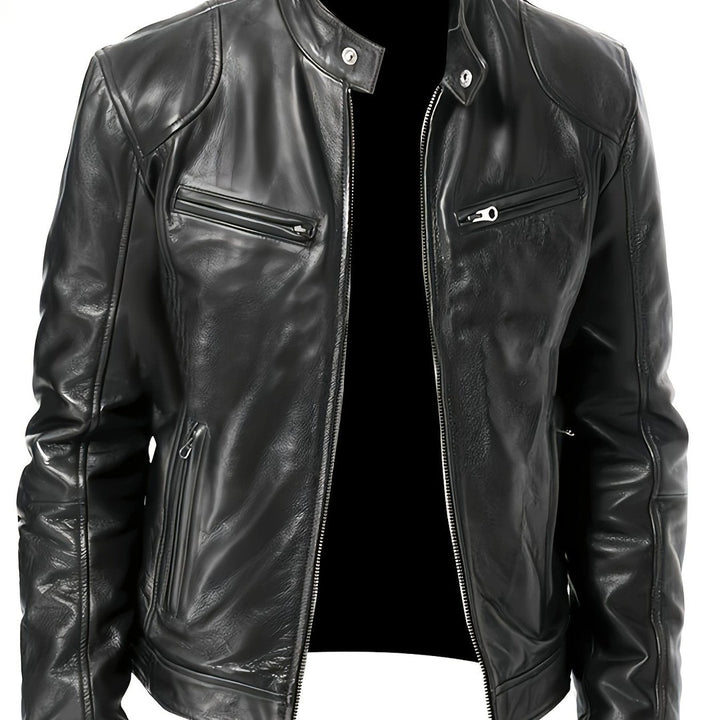 Bryson | Stand-Collar Moto Jacket