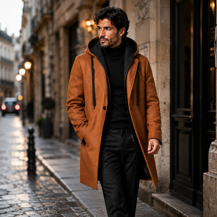 Toggle-Fastened Duffle Coat