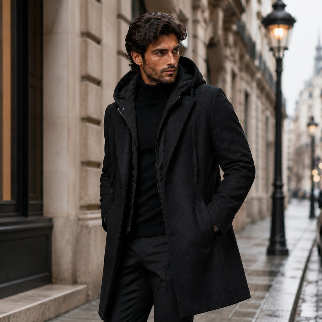 Toggle-Fastened Duffle Coat