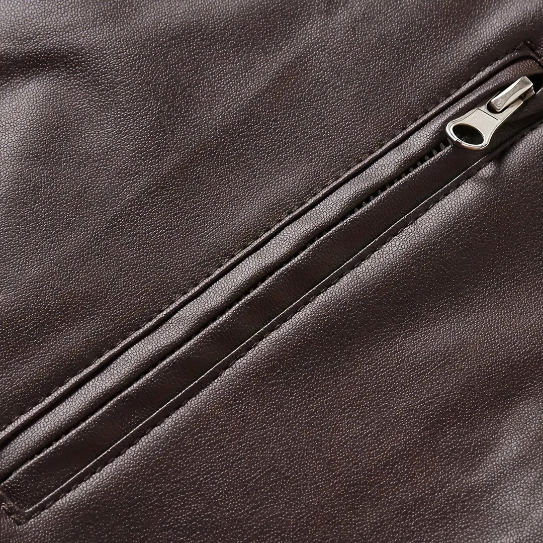 Bryson | Stand-Collar Moto Jacket