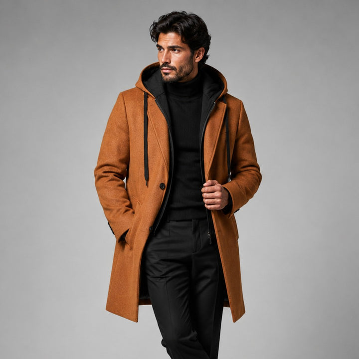 Toggle-Fastened Duffle Coat