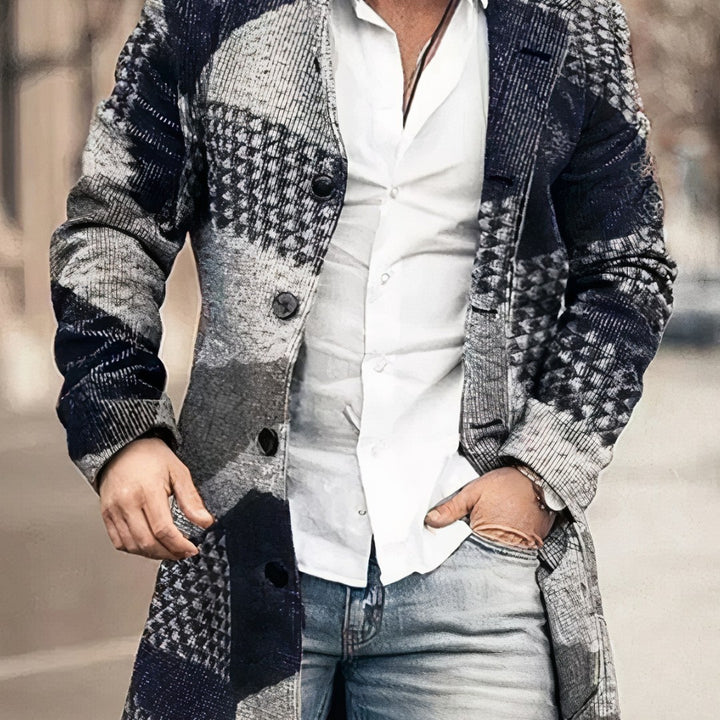 Button-Front Trench Coat