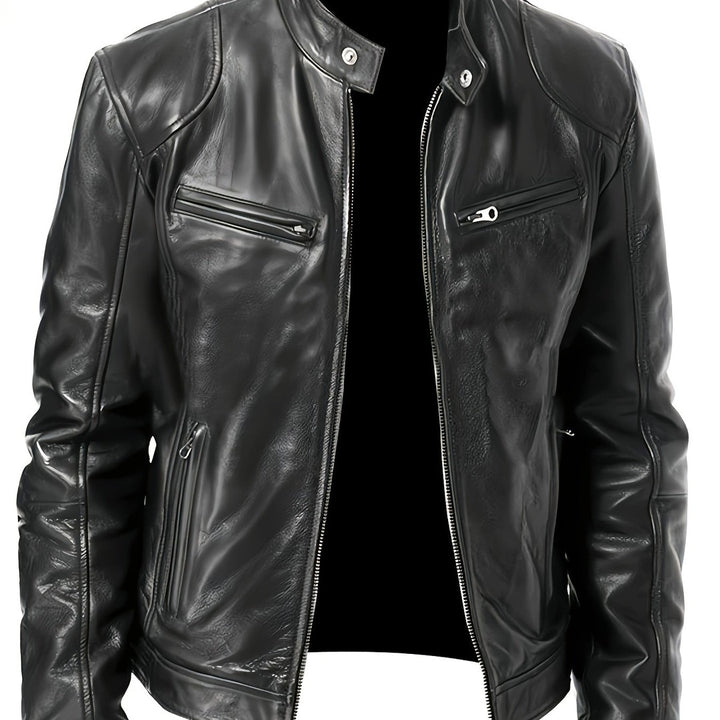 Bryson | Stand-Collar Moto Jacket
