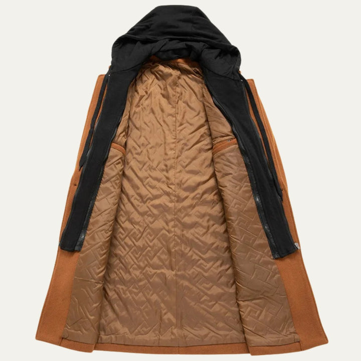 Toggle-Fastened Duffle Coat