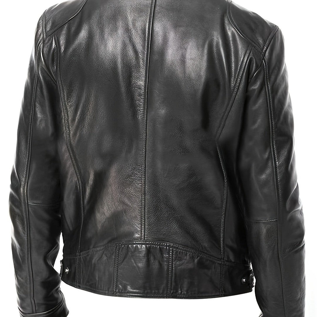 Bryson | Stand-Collar Moto Jacket