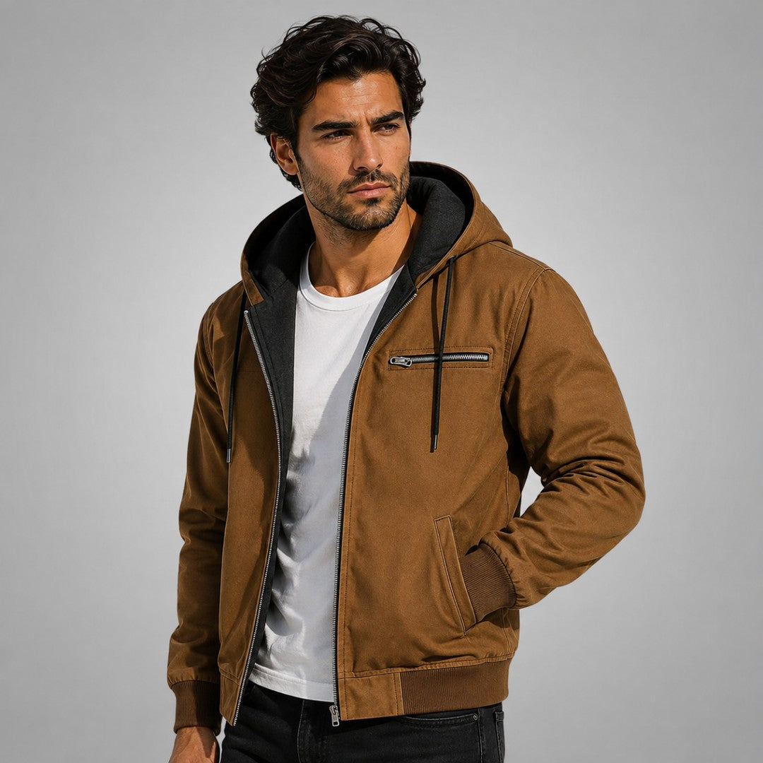 The Westwood Men’s Winter Warm Fleece Lined Hooded Jacket