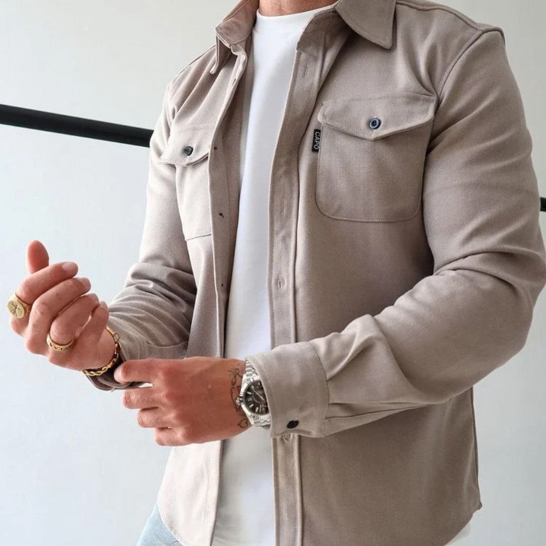 MODERN SHIRT JACKET FOR MEN