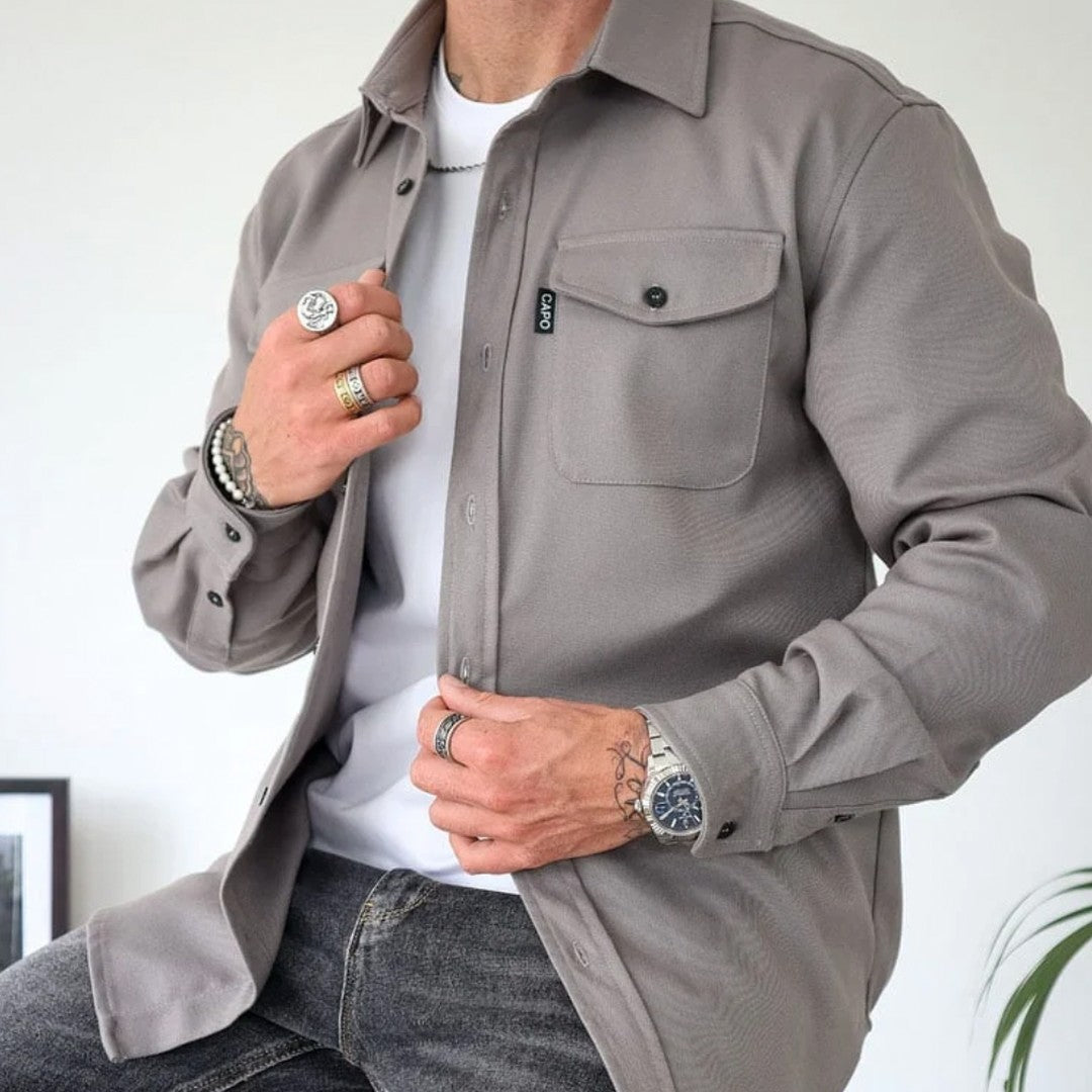 MODERN SHIRT JACKET FOR MEN