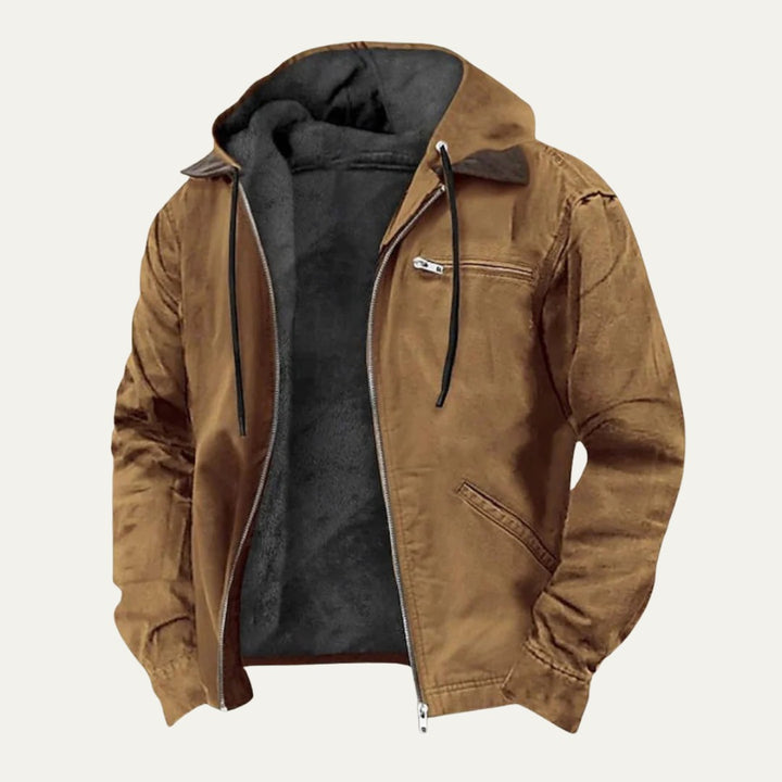 The Westwood Men’s Winter Warm Fleece Lined Hooded Jacket
