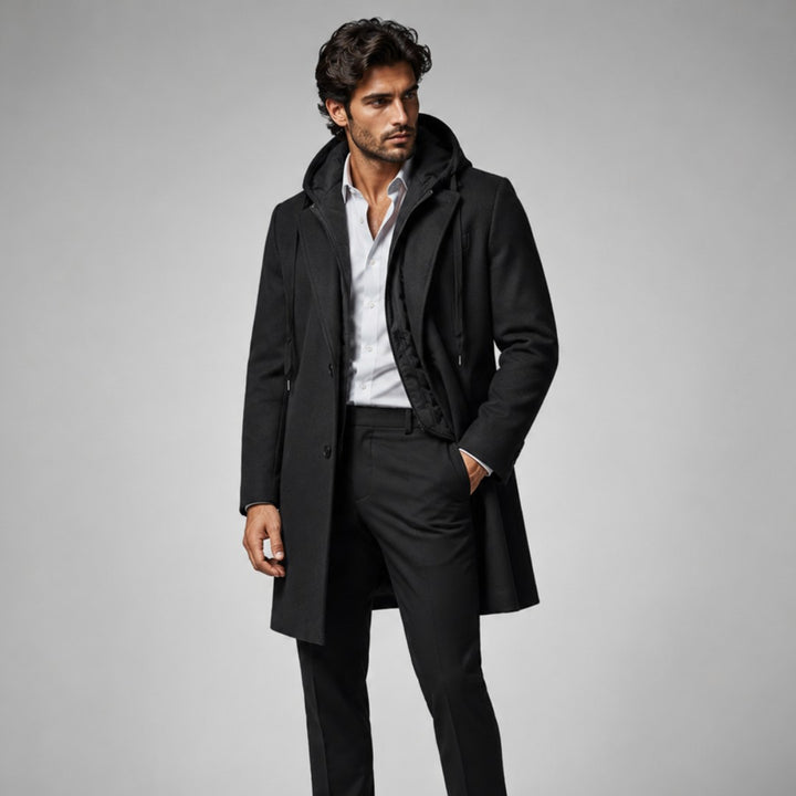 Toggle-Fastened Duffle Coat
