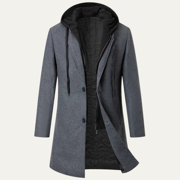 Toggle-Fastened Duffle Coat