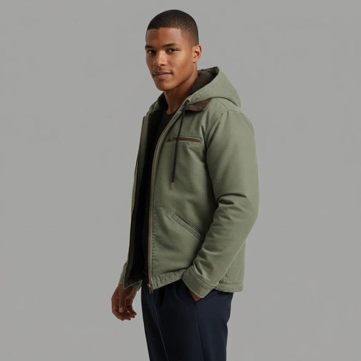 The Westwood Men’s Winter Warm Fleece Lined Hooded Jacket