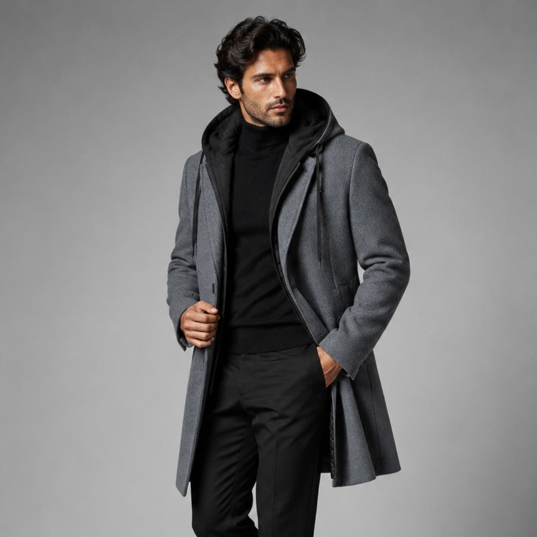 Toggle-Fastened Duffle Coat