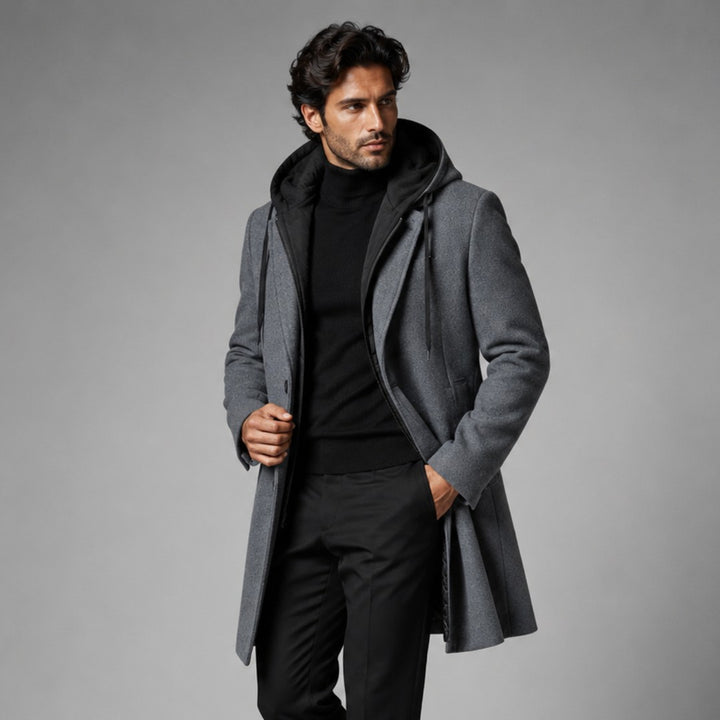 Toggle-Fastened Duffle Coat