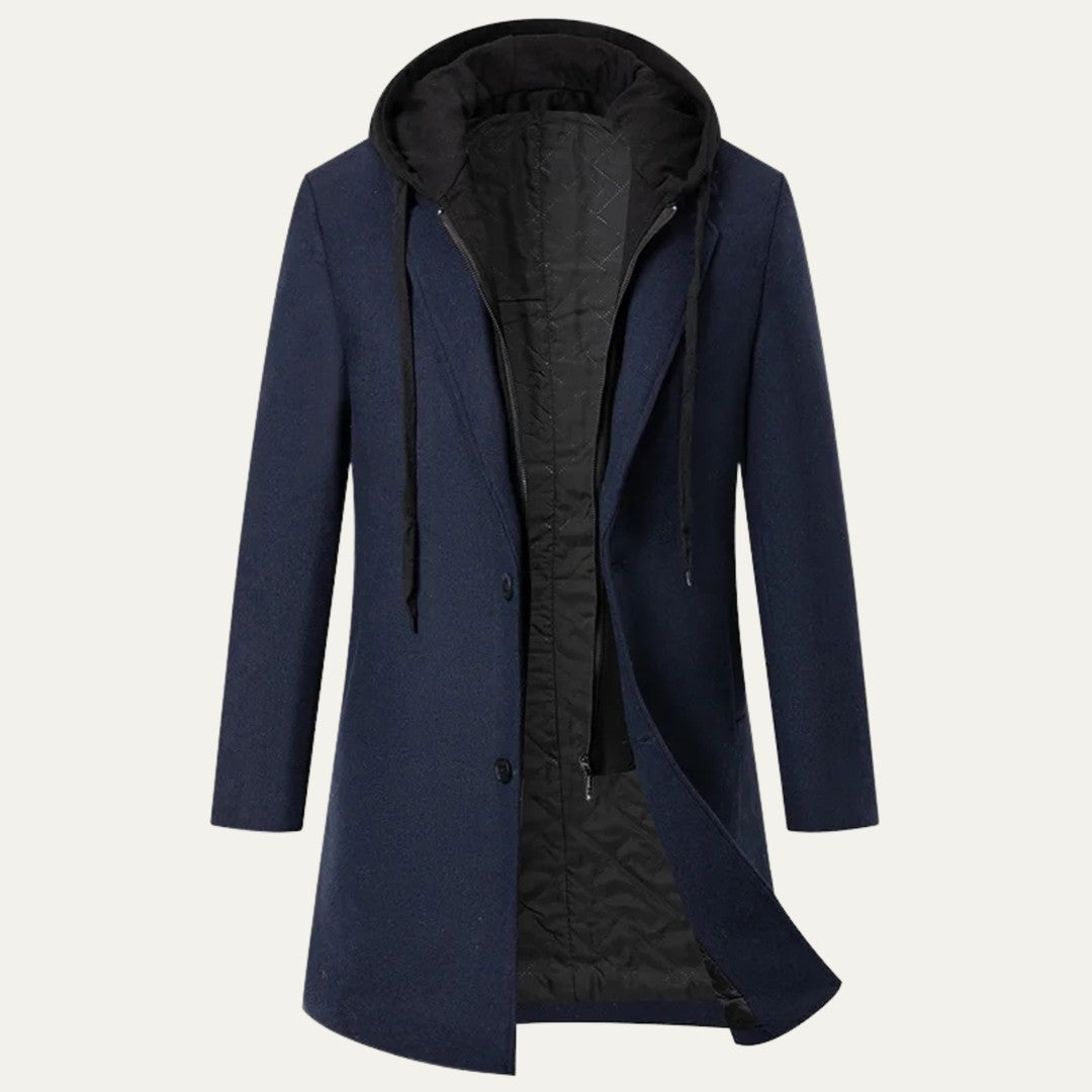 Toggle-Fastened Duffle Coat