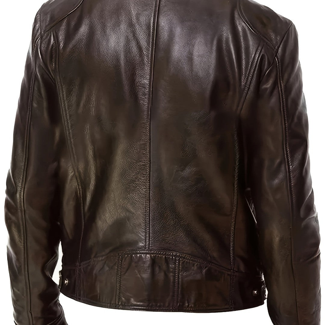 Bryson | Stand-Collar Moto Jacket