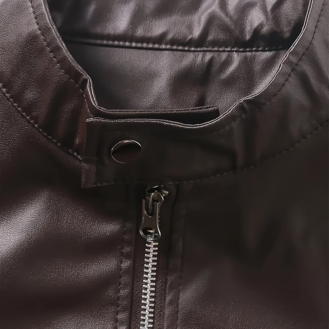 Bryson | Stand-Collar Moto Jacket