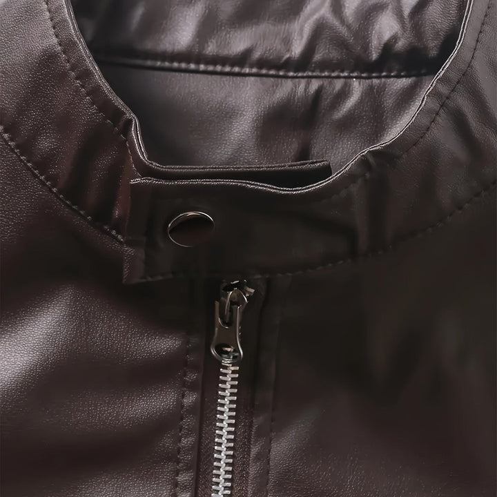 Bryson | Stand-Collar Moto Jacket